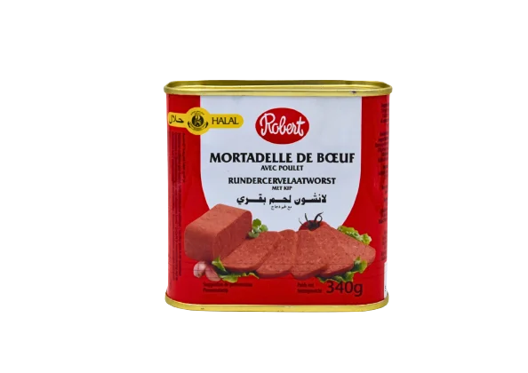 Mortadelle de bœuf avec poulet 340gr