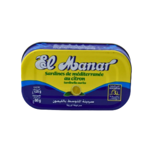 Sardines El Manar au Citron  125 g