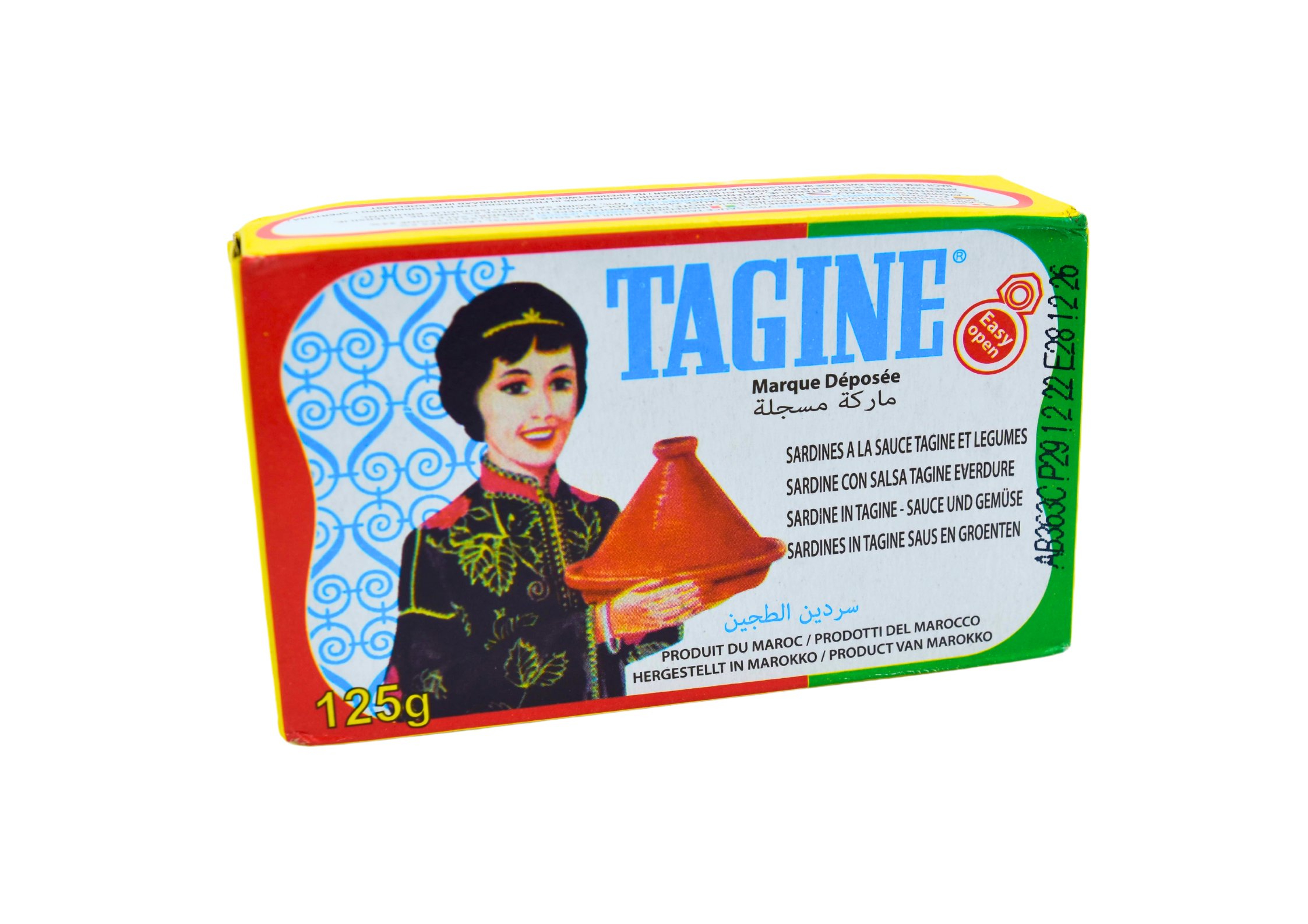 Sardines a la sauce Tagine et Legumes 125g